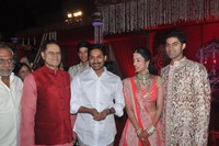 YS Jagan at Subbarami Reddy Grandson Marriage